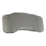 Placa De Identificação Militar Dogtag Em Inox 304 Lote 50pç