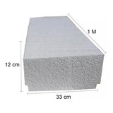 Placa De Isopor Para Laje H12 Eps 100x33x12cm Com 1 Unidade