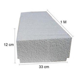 Placa De Isopor Para Laje H12 Eps 100x33x12cm Com 1 Unidade