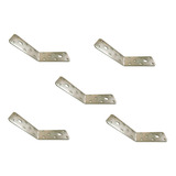 Placa De Junção Dobrada Minubras (872) Kit Com 5 Peças