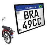 Placa De Mobilete 49cc Motorizada Bikelete