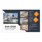 Placa De Obra Engenheiro Arquiteto 60x90cm