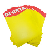 Placa De Oferta Preço Promoção Cartaz C/50 Uni 45 X 65 Full