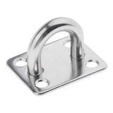 Placa De Olhal 6 Mm Gancho De Parede Teto Em Aço Inox Lancha