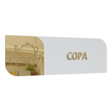 Placa De Porta Sinalização Copa Mdf