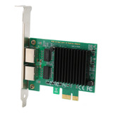 Placa De Rede De Servidor Com Duas Portas Rj45 1000m Gigabit