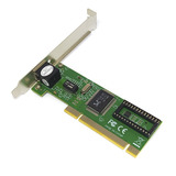 Placa De Rede Pci Lan 100mbps Plug And Play Full Duplex Flow