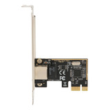 Placa De Rede Pcie Gigabit 10/100/1000 Mbps Rj45 Lan Pcie