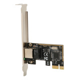 Placa De Rede Pcie Gigabit 10/100/1000 Mbps Rj45 Lan Pcie