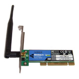 Placa De Rede Wireless Linksys Wmp54g-la 54mbps Com Nfe