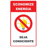 Placa De Sinalização | Economize Energia