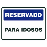 Placa De Sinalização | Reservado Estacionamento Privado