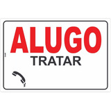 Placa De Sinalização Aluguel Aluga-se Casa Apartamento Lote