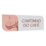 Placa De Sinalização Letreiro Cantinho Do