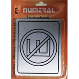 Placa De Sinalização Proibido Estacionar Numeral 911