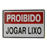 Placa De Sinalização Sinalizadora Tamanho 30x20 Cm Escolha