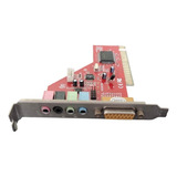 Placa De Som Creative Com Joystick Interface Pci Pcs Antigos