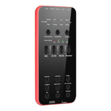 Placa De Som E6 Para Celular Pc Broadcast Sound Card Externa