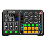 Placa De Som M6 Live Mixer De Áudio Externo Para Celular Voi