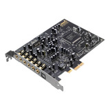 Placa De Som Pci-e Creative Sound Blaster Audigy Rx 7.1 Cor Preto