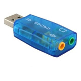 Placa De Som Usb 5.1 Adaptador