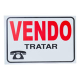 Placa De Vende-se Imóvel Casa Carro Terreno 30x20 Cm