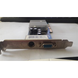 Placa De Video Agp Gf Mx4000 64mb Ddr Tv C527