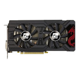 Placa De Vídeo Amd Powercolor Red Dragon Radeon Rx 500 Series Rx 570 Axrx 570 8gbd5-3dhd/oc 8gb