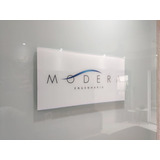 Placa De Vidro Decorativa Para Salas E Escritórios 50x70 Cm