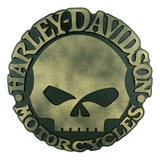Placa Decorativa 3d Harley Davidson Caveira