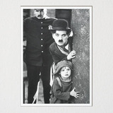 Placa Decorativa Charlie Chaplin O Garoto - Vintage Cinema