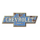 Placa Decorativa Chevrolet Vintage Enferrujado Mdf 6mm