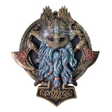Placa Decorativa De Parede Guerreiro Viking