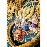 Placa Decorativa Dragon Ball Mdf A4 Goku Vegeta Anime