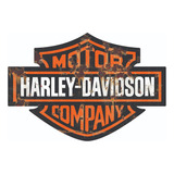 Placa Decorativa Harley Davidson Mdf 6mm