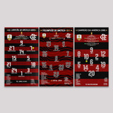 Placa Decorativa Laminada - Flamengo Libertadores