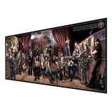 Placa Decorativa Lendas Do Rock Pub The Beatles 100x40cm