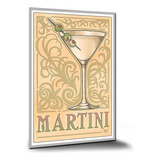 Placa Decorativa Propaganda Antiga Martini A0