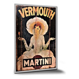 Placa Decorativa Propaganda Antiga Martini A0