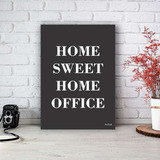 Placa Decorativa Quadro Home Sweet Home Office Tamanho M|