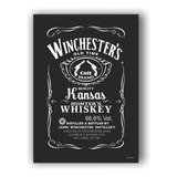 Placa Decorativa Quadro Winchester Brother Whisky Tamanho G|
