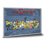 Placa Decorativa Simpsons Desenho Animado A4 30 X 21 Cm