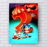 Placa Decorativa Sonic - Desenho Animado - Game - Retro