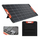 Placa E Carregador Solar Portátil 100w Energia Limpa