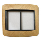 Placa Espelho 4x4 Madeira Clara Livinglight Bticino S/tomada