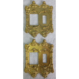 Placa Espelho Parede 4x4 P/ 1 Interruptor 3 Tomadas Antiga