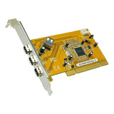 Placa Exsys Ex-6500e Firewire Pci Com 3 Portas