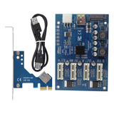 Placa Extensora Pci-e 1x A 4x Adaptador Conversor Pcie Usb3.