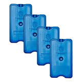 Placa Gelo - Gel Reutilizável 200ml Kit C/ 4 Unid 12x6x2,5cm