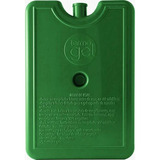 Placa Gelo Artificial Rígido Reutilizável 550 Ml - 5 Und Cor Verde